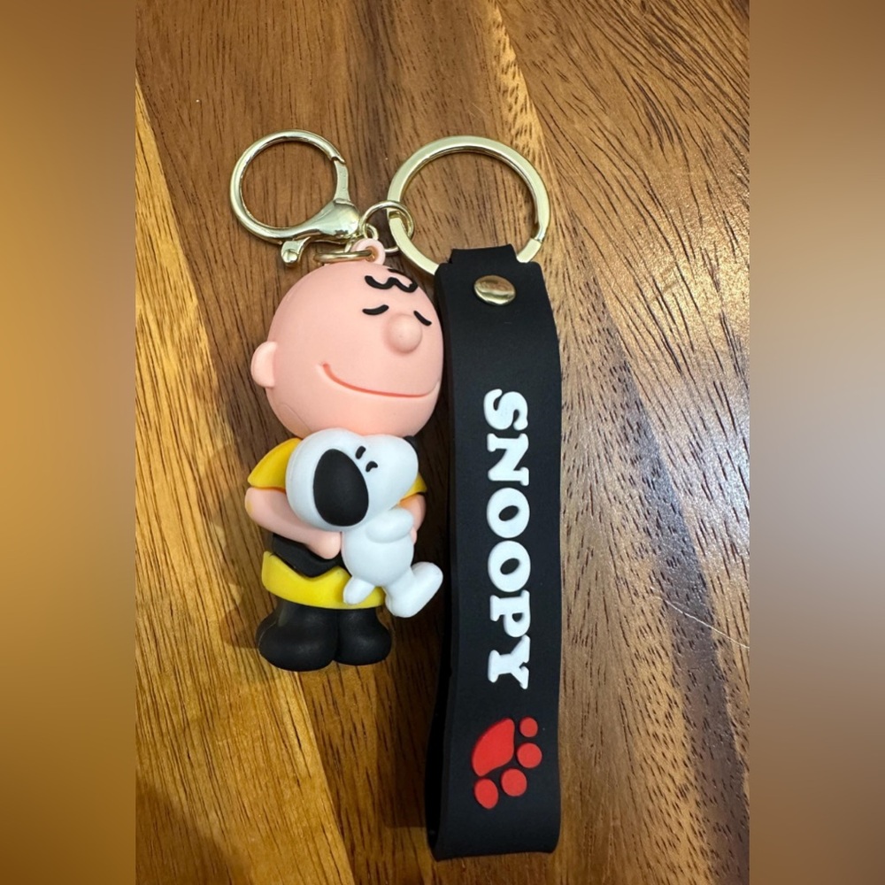 Peanuts Snoopy Key Holder - Black and Gold